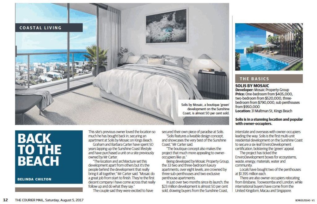 Courier Mail article